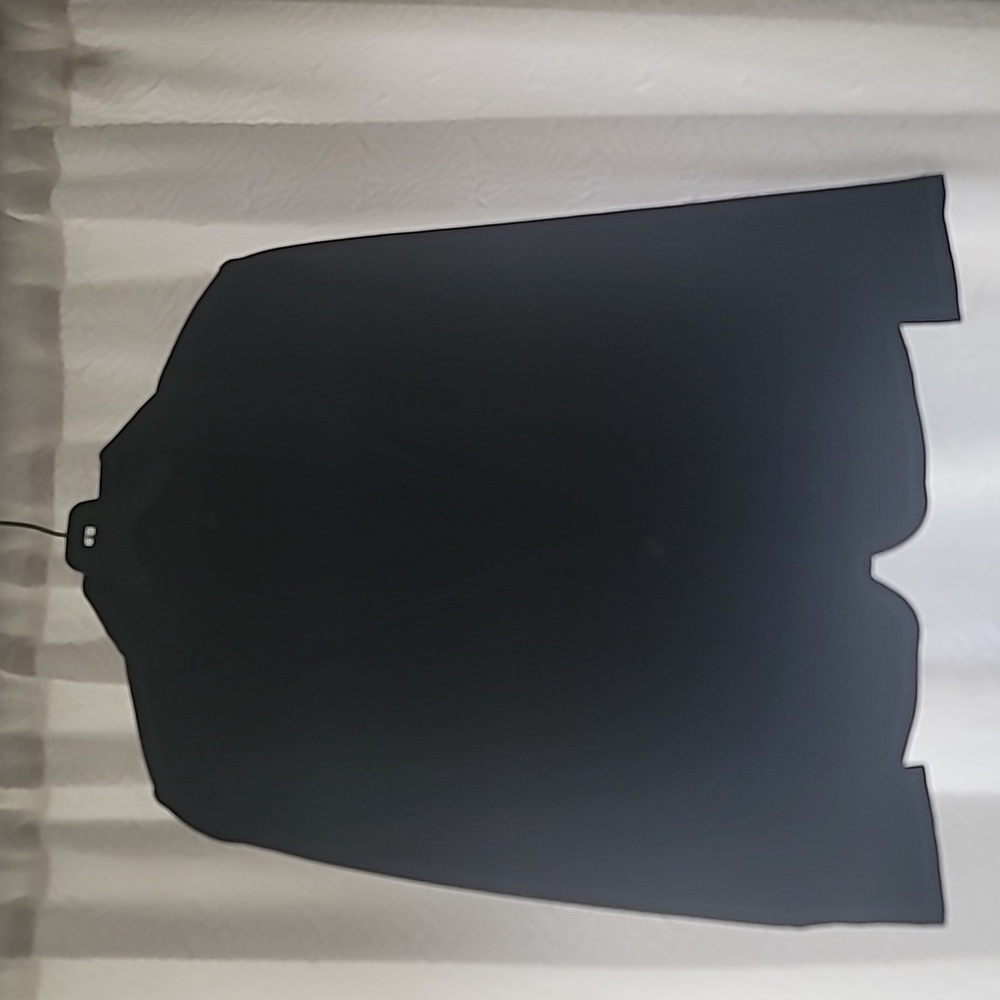 Black blazer with navy trim